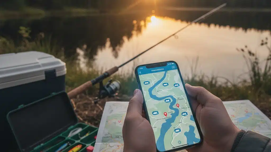 Aplicativos para encontrar os melhores lugares de pesca