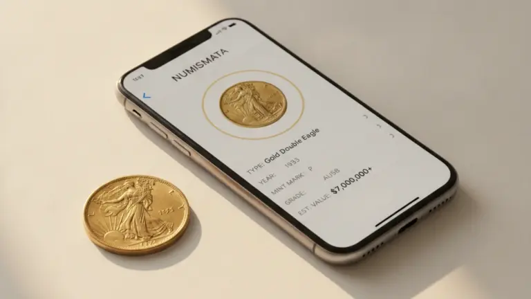 Identifique moedas raras com o celular