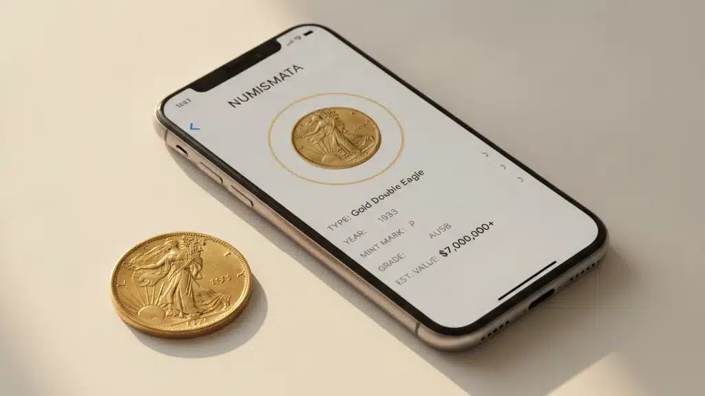 Identifique moedas raras com o celular