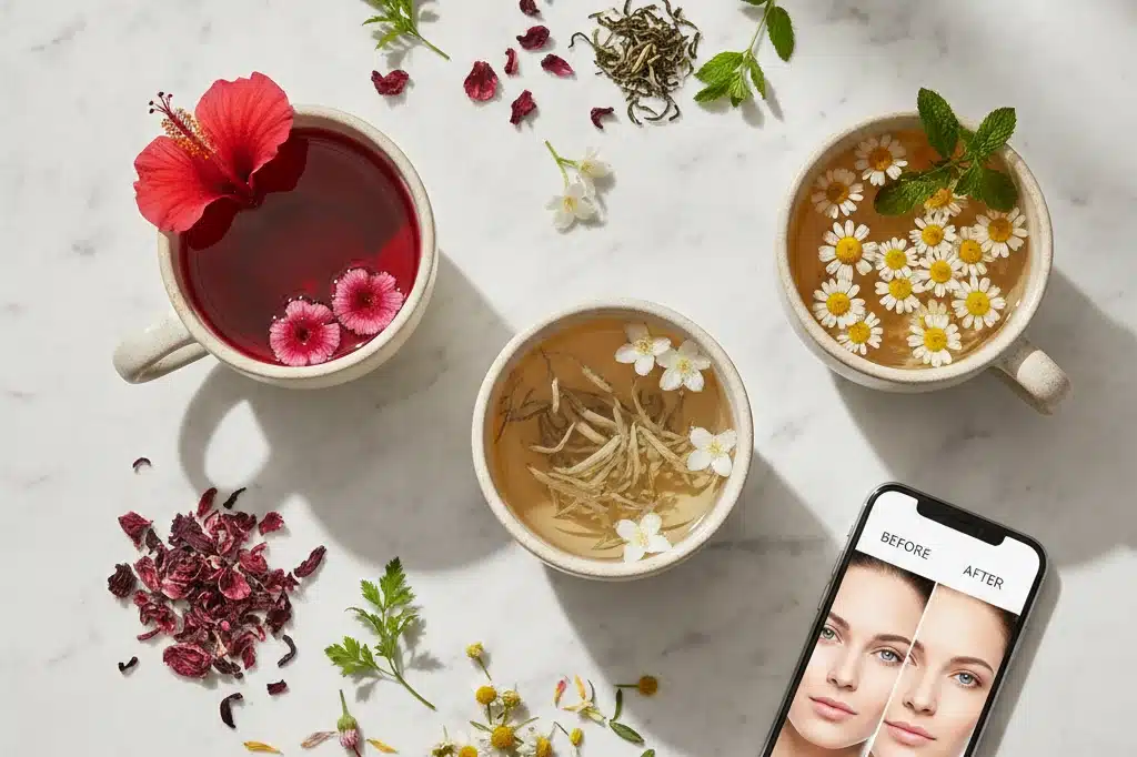 Pele sem Marcas Escuras: Apps e Chás que Funcionam