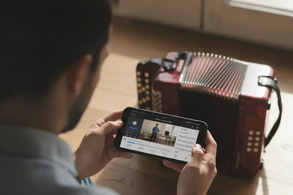 Aprenda acordeon com este passo a passo em vídeo explicativo