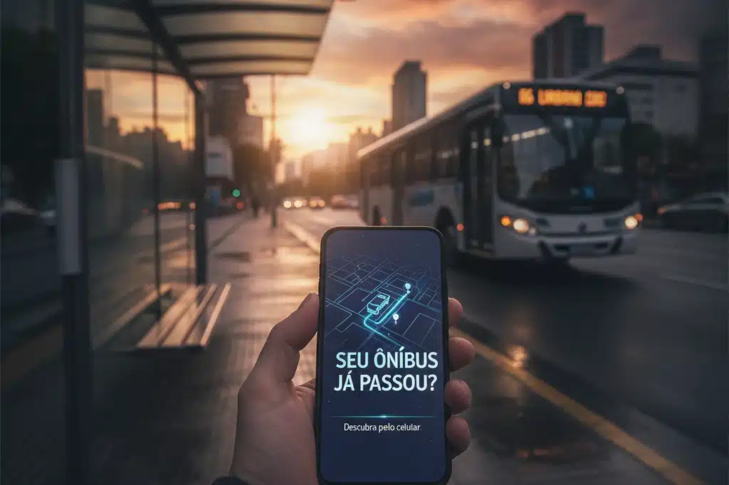 Seu ônibus já passou? Descubra pelo celular