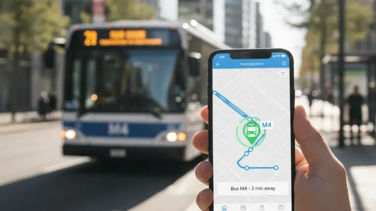 Veja o horário do ônibus em segundos