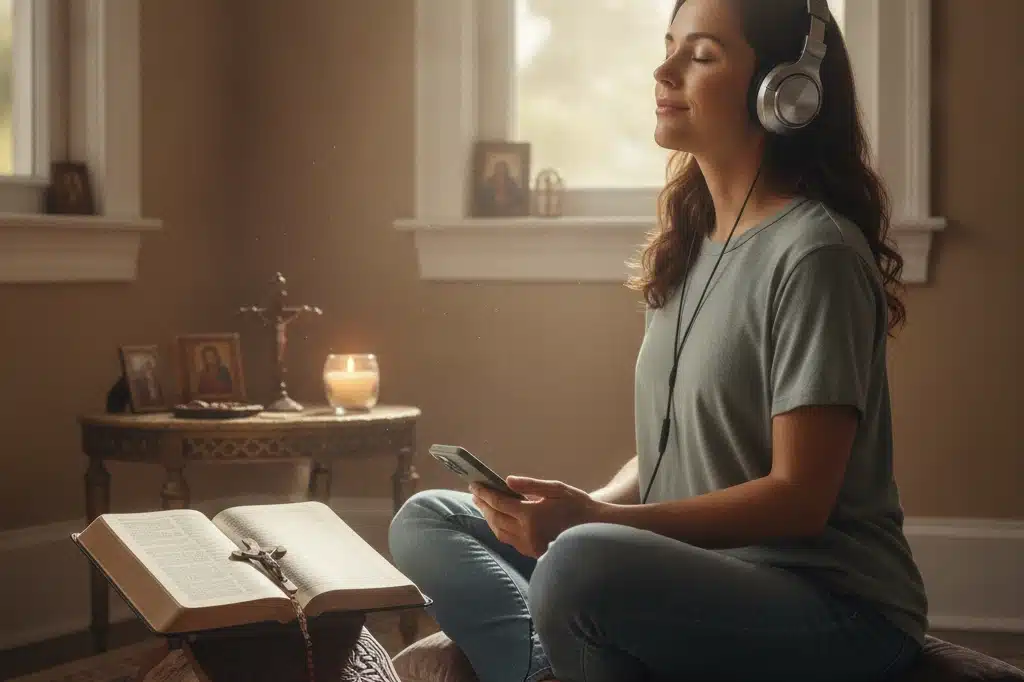 Ouça Música Católica no Celular Agora