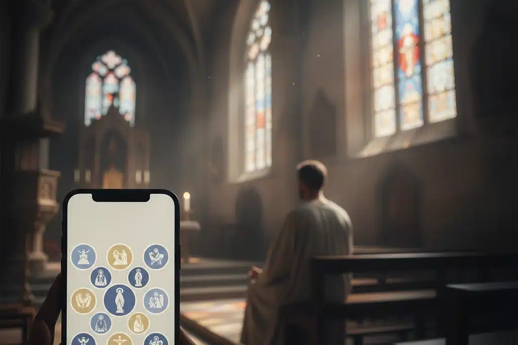 Descubra um app para acompanhar o terço diariamente
