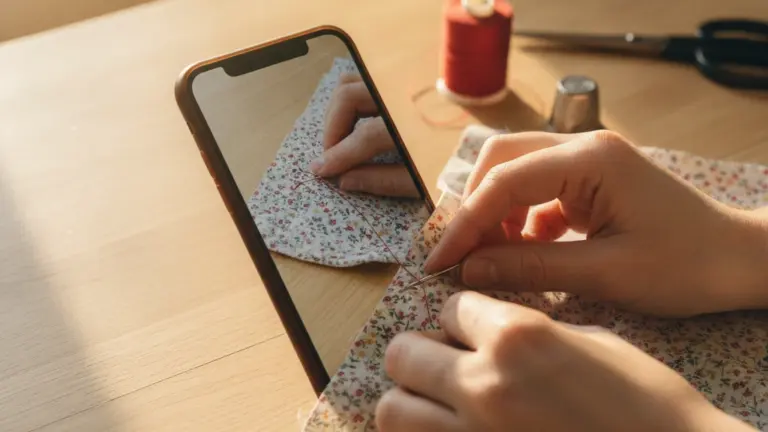 Descubra como aprender costura grátis pelo celular
