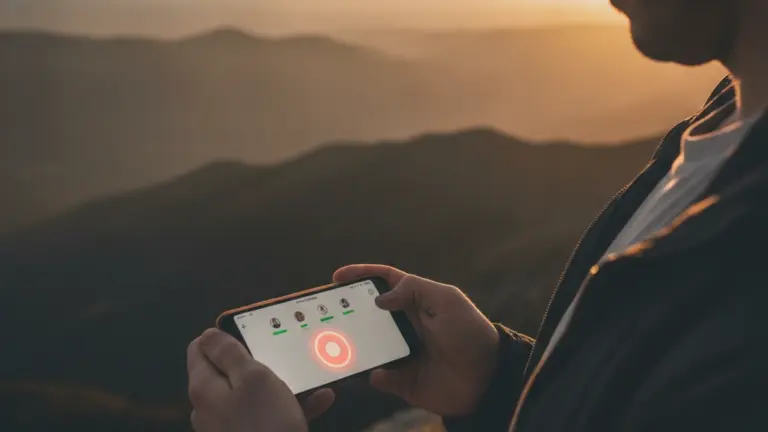 Fale com outras pessoas usando seu celular como rádio
