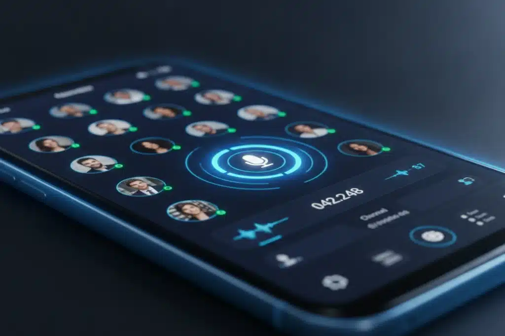 Fale com outras pessoas usando seu celular como rádio
