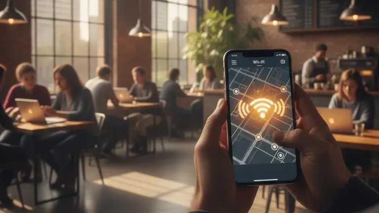 Encontre conexões Wi-Fi disponíveis onde estiver