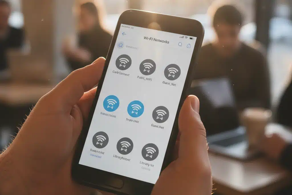 Encontre conexões Wi-Fi disponíveis onde estiver