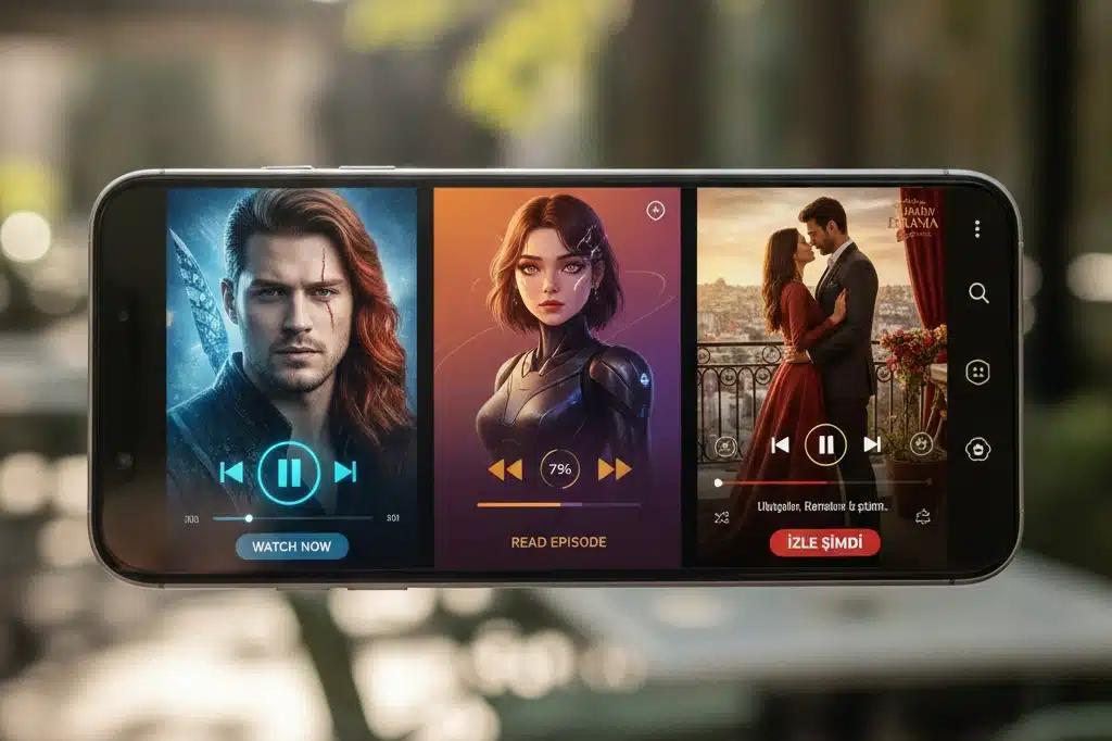 Encontre novelas diferentes para maratonar pelo celular