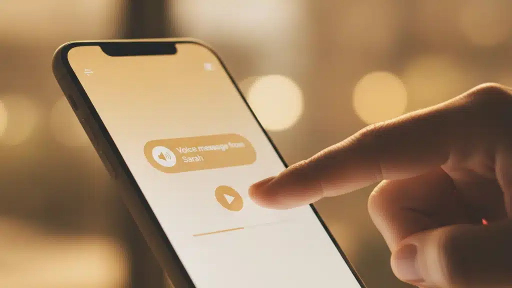 Mensagem de voz privada: como ouvir e responder
