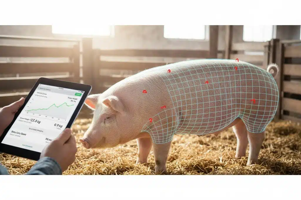 Pesar Porco pela Foto: App com IA que Calcula Peso Animal