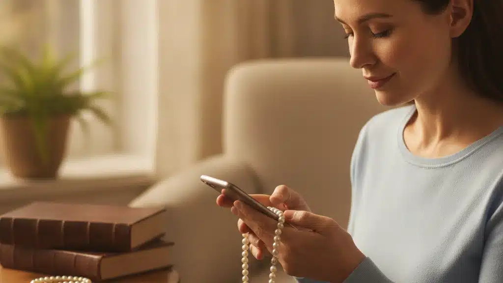 Rezar o Terço Todos os Dias no Celular