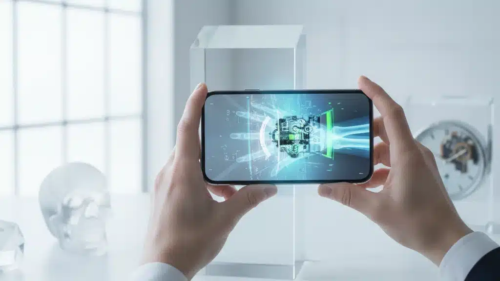 Veja Através de Objetos com Seu Celular